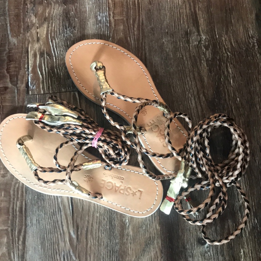L*space by coco belle gili wrap sandal. Size 37